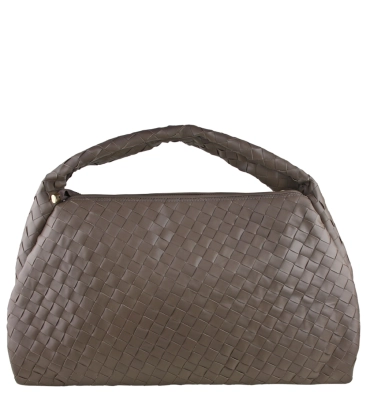 BOLSA HOBO GRANDE TRESSÊ LUIZA BARCELOS MARROM