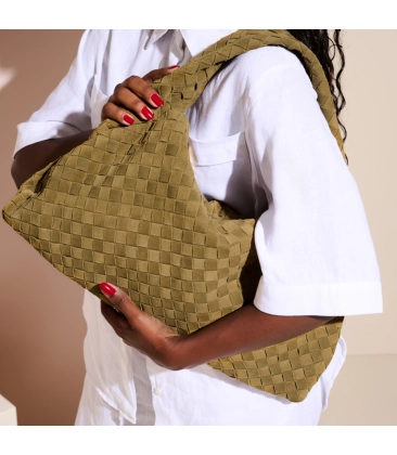 BOLSA HOBO GRANDE TRESSÊ LUIZA BARCELOS VERDE