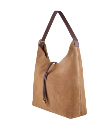 BOLSA HOBO LUIZA BARCELOS CARAMELO
