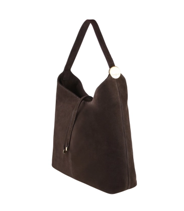 BOLSA HOBO LUIZA BARCELOS MARROM
