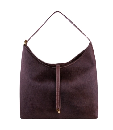 BOLSA HOBO LUIZA BARCELOS MARROM