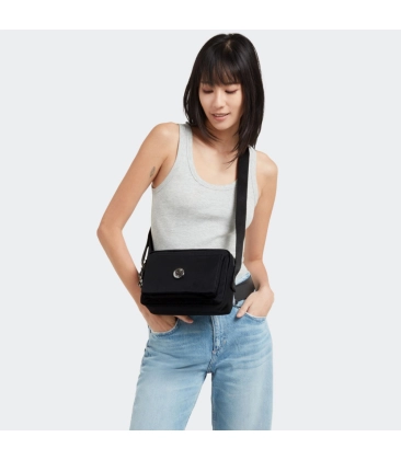 BOLSA KIPLING ABANU M ENDLESS BLACK PRETO