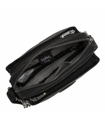 BOLSA KIPLING ABANU RICH BLACK PRETO