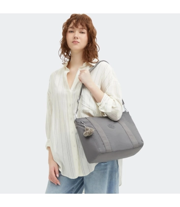 BOLSA KIPLING ASSENI S INVITING GREY CINZA