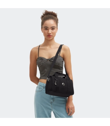 BOLSA KIPLING BINA M ENDLESS BLACK PRETO