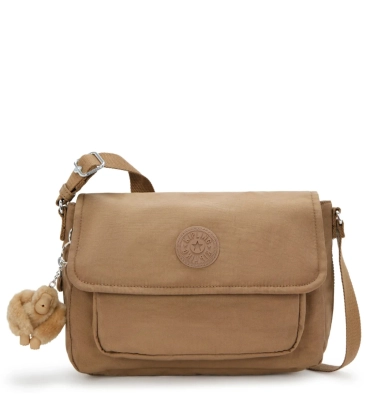 BOLSA KIPLING DALMA EARLY TAN MARROM