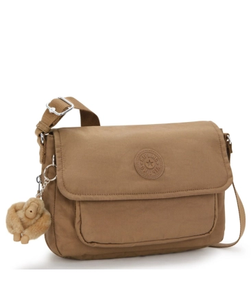 BOLSA KIPLING DALMA EARLY TAN MARROM