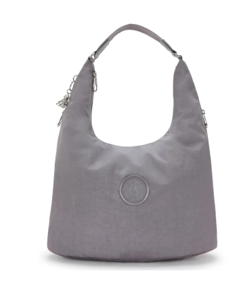 BOLSA KIPLING EANNA ZIP GREY SPICE CINZA