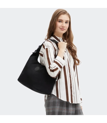 BOLSA KIPLING EANNA ZIP INFINITE BLACK PRETO