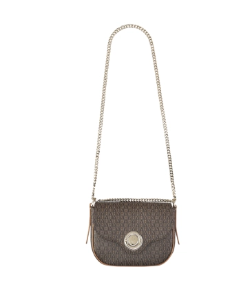 BOLSA LOCK BABY MESSENGER VICTOR HUGO MARROM