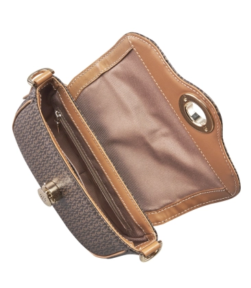 BOLSA LOCK BABY MESSENGER VICTOR HUGO MARROM