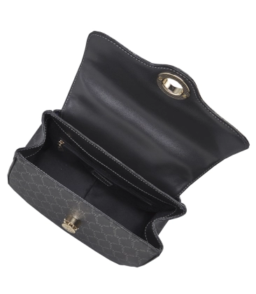 BOLSA LOCK SATCHEL ELOS VICTOR HUGO PRETO