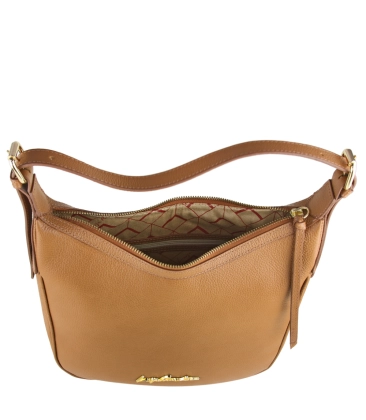 BOLSA MÉDIA HOBO LUIZA BARCELOS CARAMELO