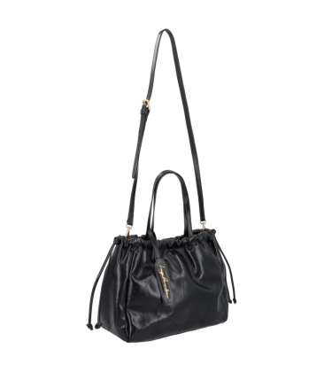 BOLSA MÉDIA HOBO LUIZA BARCELOS PRETO