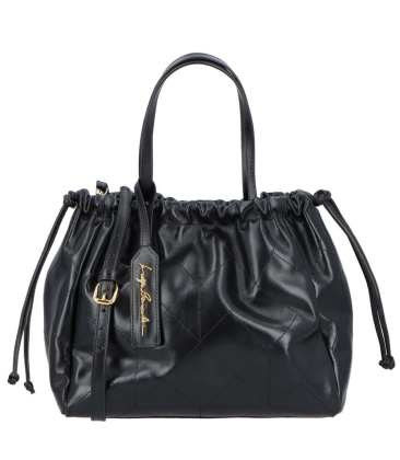 BOLSA MÉDIA HOBO LUIZA BARCELOS PRETO