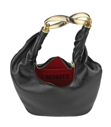BOLSA MÉDIA HOBO SOLEIL SCHUTZ PRETO