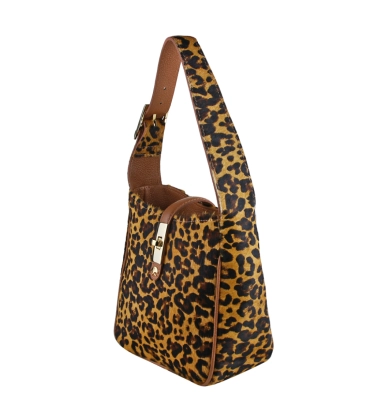 BOLSA MÉDIA LUIZA BARCELOS ANIMAL PRINT