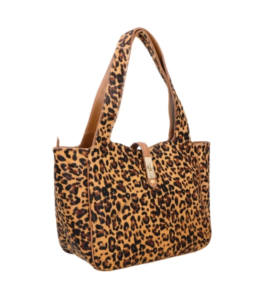 BOLSA MÉDIA LUIZA BARCELOS ANIMAL PRINT