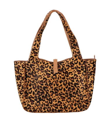 BOLSA MÉDIA LUIZA BARCELOS ANIMAL PRINT