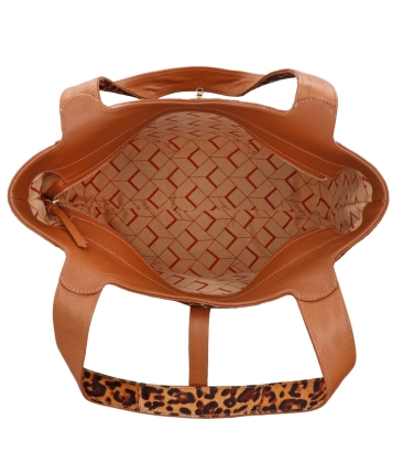 BOLSA MÉDIA LUIZA BARCELOS ANIMAL PRINT