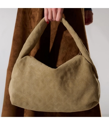 BOLSA MÉDIA LUIZA BARCELOS BEGE