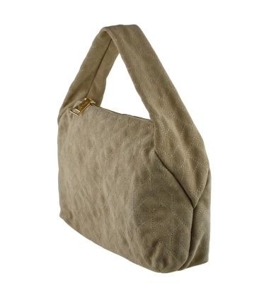 BOLSA MÉDIA LUIZA BARCELOS BEGE