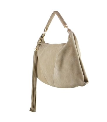 BOLSA MÉDIA LUIZA BARCELOS BEGE