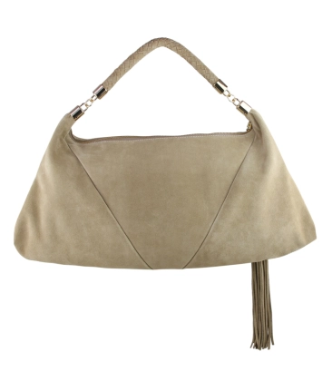 BOLSA MÉDIA LUIZA BARCELOS BEGE