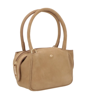 BOLSA MÉDIA LUIZA BARCELOS BEGE