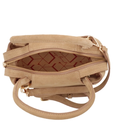 BOLSA MÉDIA LUIZA BARCELOS BEGE