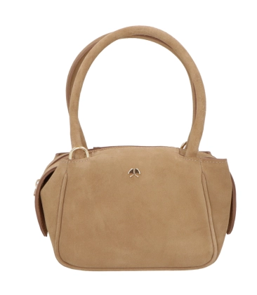 BOLSA MÉDIA LUIZA BARCELOS BEGE