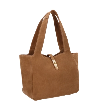 BOLSA MÉDIA LUIZA BARCELOS CARAMELO