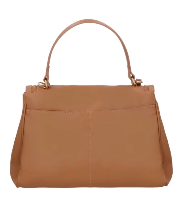 BOLSA MÉDIA LUIZA BARCELOS CARAMELO