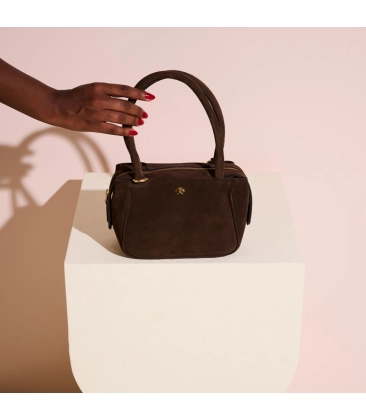 BOLSA MÉDIA LUIZA BARCELOS MARROM