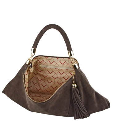 BOLSA MÉDIA LUIZA BARCELOS MARROM