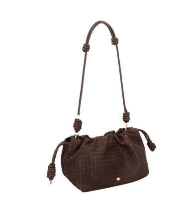 BOLSA MÉDIA LUIZA BARCELOS MARROM