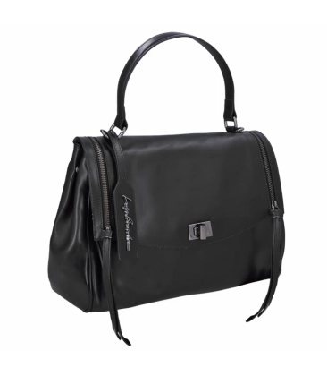 BOLSA MÉDIA LUIZA BARCELOS PRETO