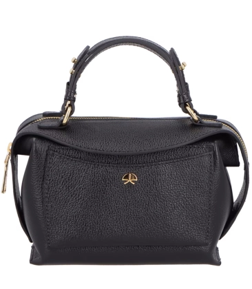 BOLSA MÉDIA LUIZA BARCELOS PRETO