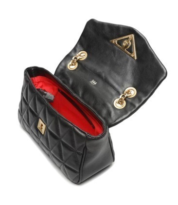 BOLSA MÉDIA MATELASSÊ 944 SCHUTZ PRETO