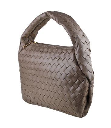 BOLSA HOBO MÉDIA TRESSÊ LUIZA BARCELOS MARROM