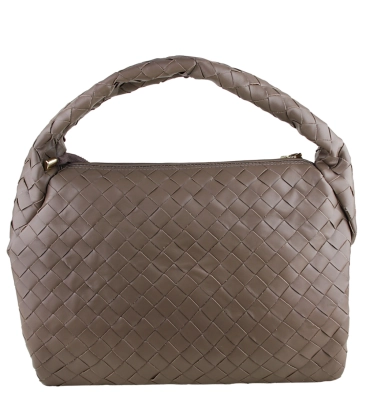 BOLSA HOBO MÉDIA TRESSÊ LUIZA BARCELOS MARROM