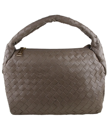 BOLSA HOBO MÉDIA TRESSÊ LUIZA BARCELOS MARROM