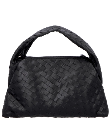 BOLSA HOBO MÉDIA TRESSÊ LUIZA BARCELOS PRETO