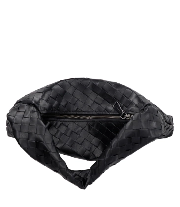 BOLSA HOBO MÉDIA TRESSÊ LUIZA BARCELOS PRETO