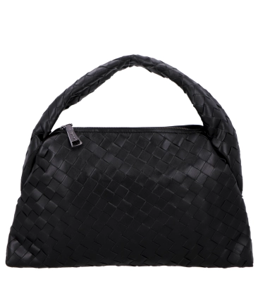 BOLSA HOBO MÉDIA TRESSÊ LUIZA BARCELOS PRETO