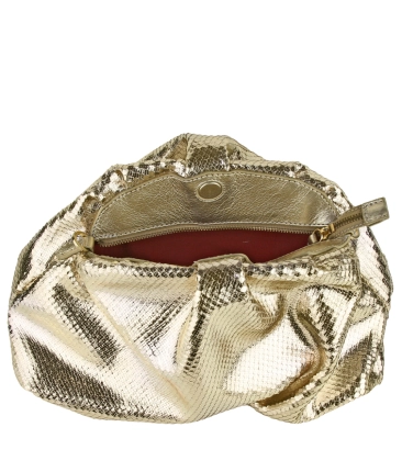 BOLSA MÉDIA POUCH AVRIL SCHUTZ DOURADO