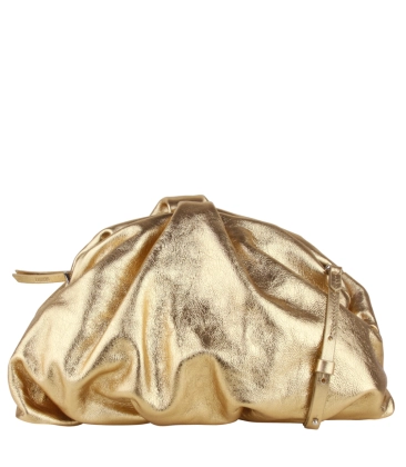 BOLSA MÉDIA POUCH AVRIL SCHUTZ DOURADO