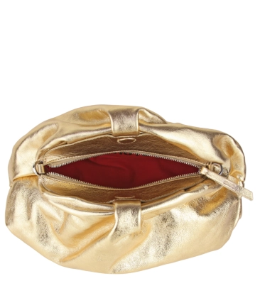 BOLSA MÉDIA POUCH AVRIL SCHUTZ DOURADO