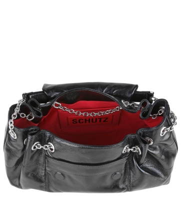 BOLSA MÉDIA ELODIE SCHUTZ PRETO