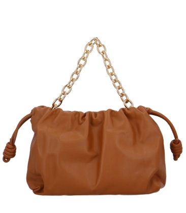 BOLSA MÉDIA SLOUCH LUIZA BARCELOS CARAMELO